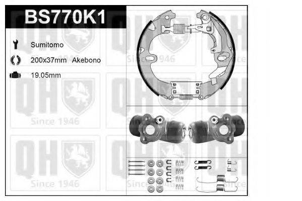 REMSA SPK313100 Комплект гальм, барабанний гальмівний механізм