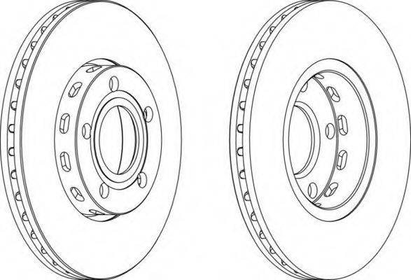 AUDI 447615301A/B гальмівний диск