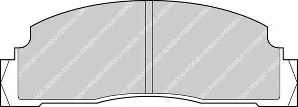FERODO 20422 Комплект гальмівних колодок, дискове гальмо