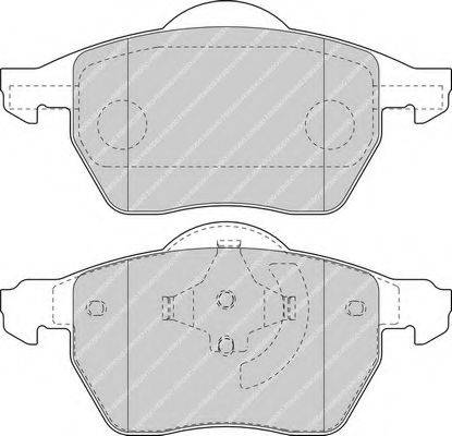 FERODO 23106 Комплект гальмівних колодок, дискове гальмо