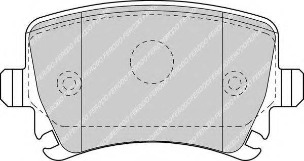 FERODO 23914 Комплект гальмівних колодок, дискове гальмо
