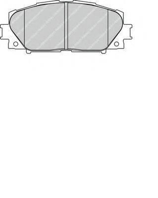 FERODO FDB1829 Комплект гальмівних колодок, дискове гальмо
