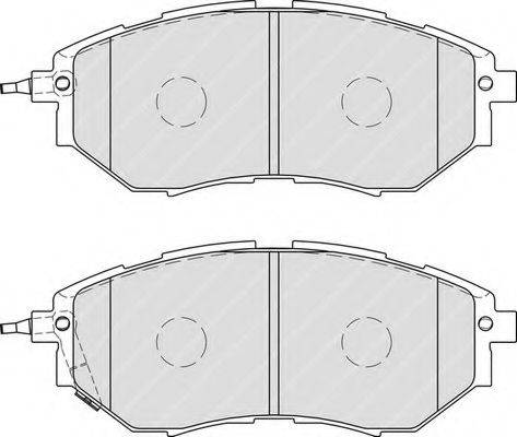 FERODO 24225 Комплект гальмівних колодок, дискове гальмо