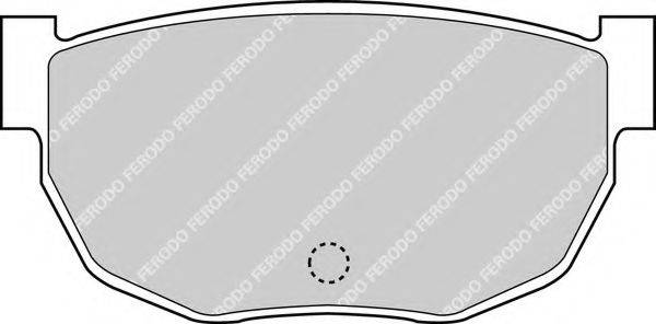 FERODO 21122 Комплект гальмівних колодок, дискове гальмо