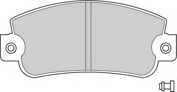 FERODO 20952 Комплект гальмівних колодок, дискове гальмо