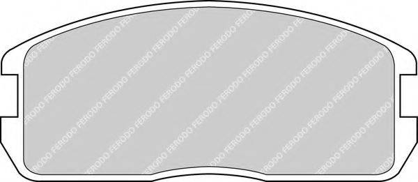 FERODO 21126 Комплект гальмівних колодок, дискове гальмо