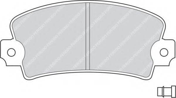 FERODO 20494 Комплект гальмівних колодок, дискове гальмо