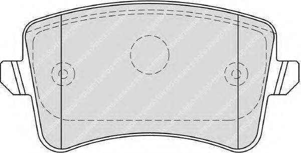 FERODO FDB4190 Комплект гальмівних колодок, дискове гальмо