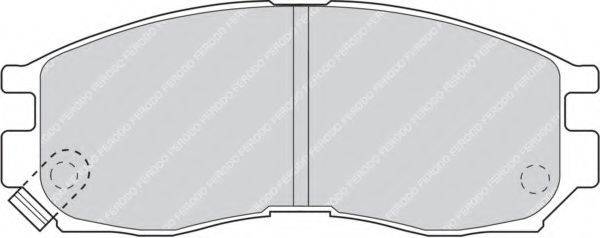 FERODO 21649 Комплект гальмівних колодок, дискове гальмо