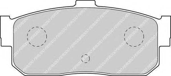 FERODO 21714 Комплект гальмівних колодок, дискове гальмо