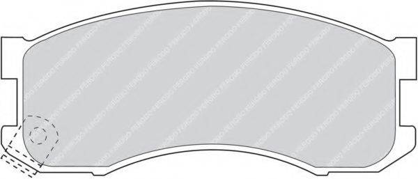 FERODO 21731 Комплект гальмівних колодок, дискове гальмо