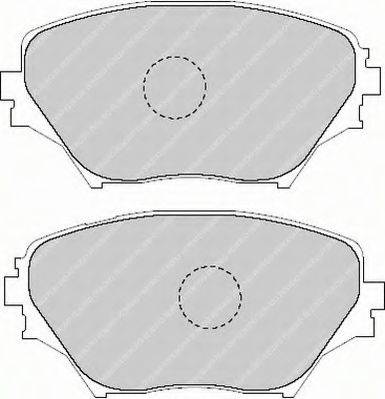 FERODO FSL1514 Комплект гальмівних колодок, дискове гальмо