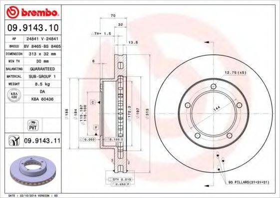 BREMBO 09.9143.10