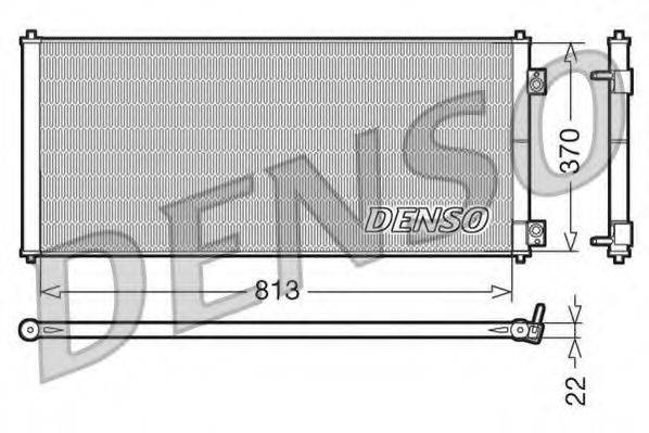 DENSO DCN10018 Конденсатор, кондиціонер