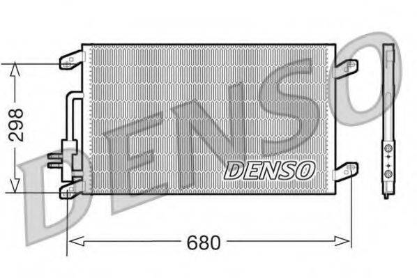 DENSO DCN13016 Конденсатор, кондиціонер