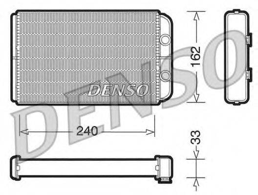 DENSO DRR13010 Теплообмінник, опалення салону