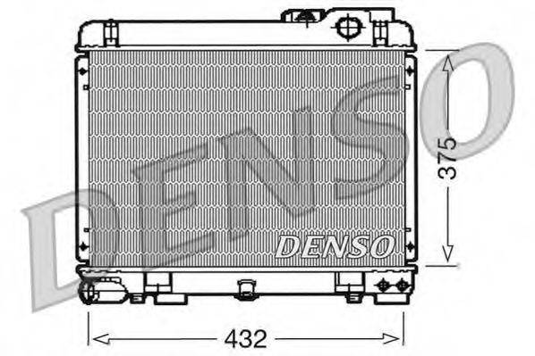 DENSO DRM05035 Радіатор, охолодження двигуна