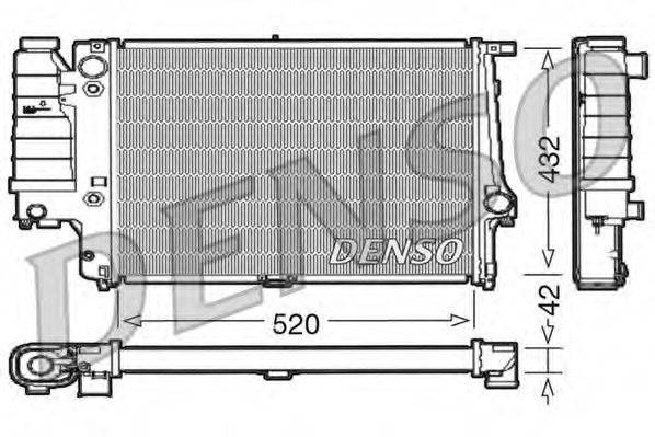 NISSENS 60614 Радіатор, охолодження двигуна