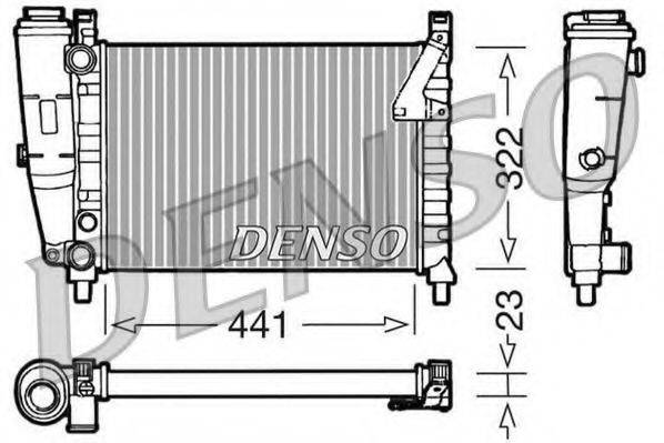 DENSO DRM09143 Радіатор, охолодження двигуна