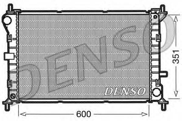 DENSO DRM10051 Радіатор, охолодження двигуна