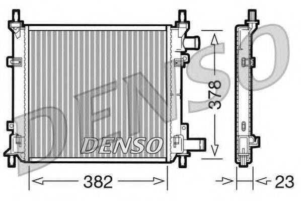 DENSO DRM10060 Радіатор, охолодження двигуна