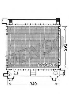 DENSO DRM17028 Радіатор, охолодження двигуна