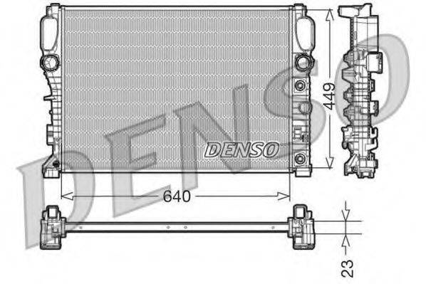 MERCEDES-BENZ 2115000103 Радіатор, охолодження двигуна