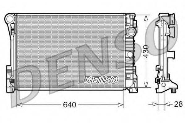 MERCEDES-BENZ A2045000503 Радіатор, охолодження двигуна
