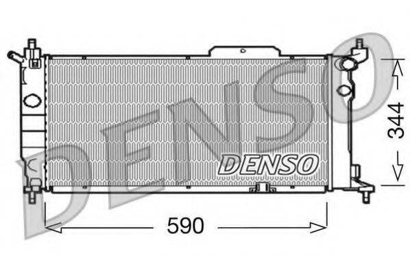 DENSO DRM20013 Радіатор, охолодження двигуна