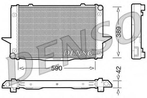 DENSO DRM33043 Радіатор, охолодження двигуна