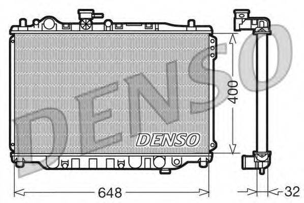 DENSO DRM44007 Радіатор, охолодження двигуна
