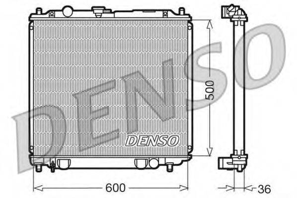 DENSO DRM45014 Радіатор, охолодження двигуна