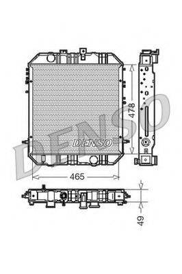 MITSUBISHI MB390160 Радіатор, охолодження двигуна