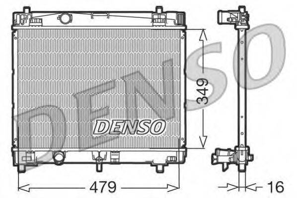 DENSO DRM50003 Радіатор, охолодження двигуна