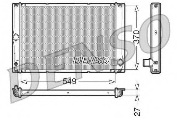 DENSO DRM50023 Радіатор, охолодження двигуна