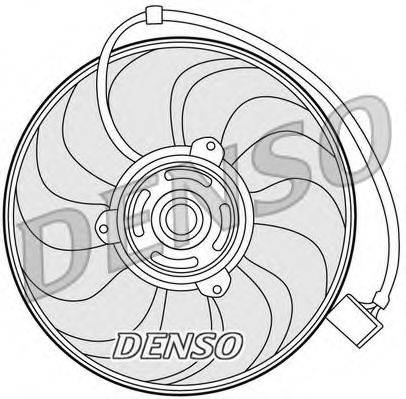 DENSO DER27001 Вентилятор, охолодження двигуна