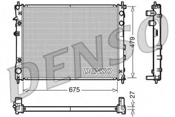 DENSO DRM36012 Радіатор, охолодження двигуна