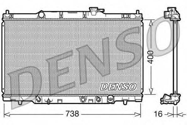 DENSO DRM40012 Радіатор, охолодження двигуна
