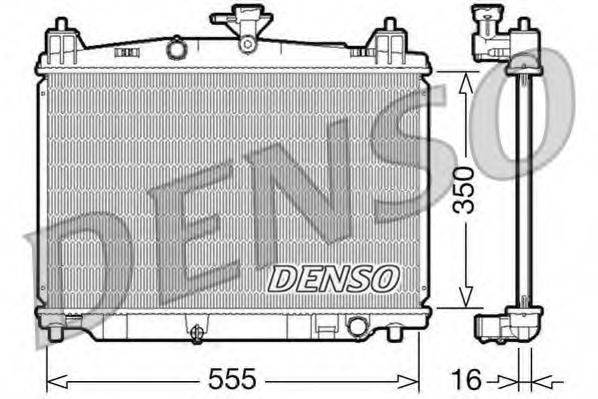 DENSO DRM44016 Радіатор, охолодження двигуна