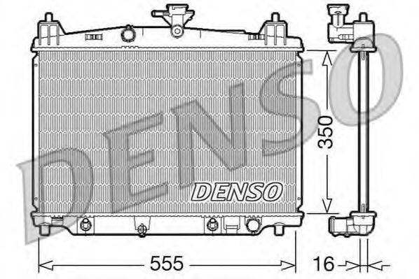 DENSO DRM44018 Радіатор, охолодження двигуна