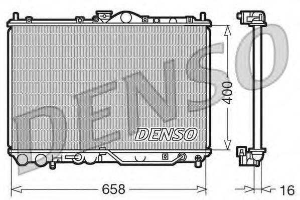 DENSO DRM45011 Радіатор, охолодження двигуна