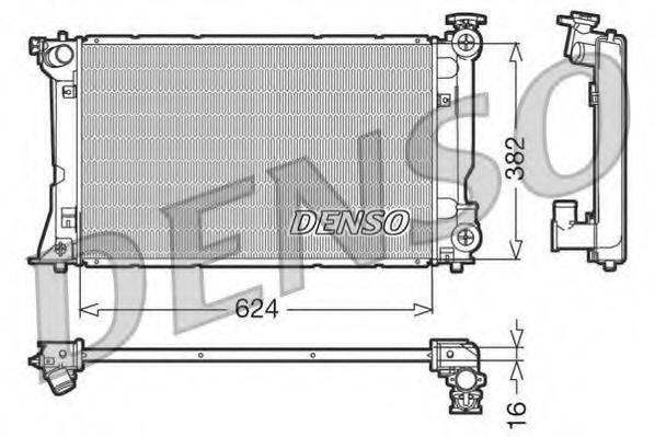 DENSO DRM50018 Радіатор, охолодження двигуна