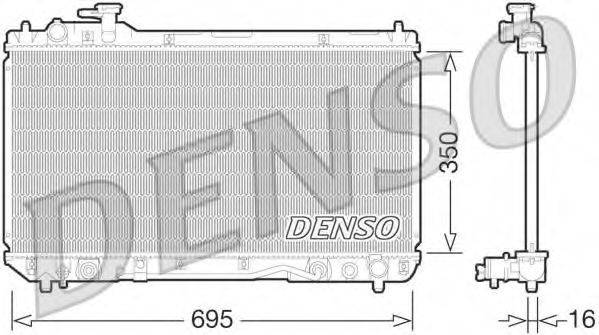 DENSO DRM50061 Радіатор, охолодження двигуна