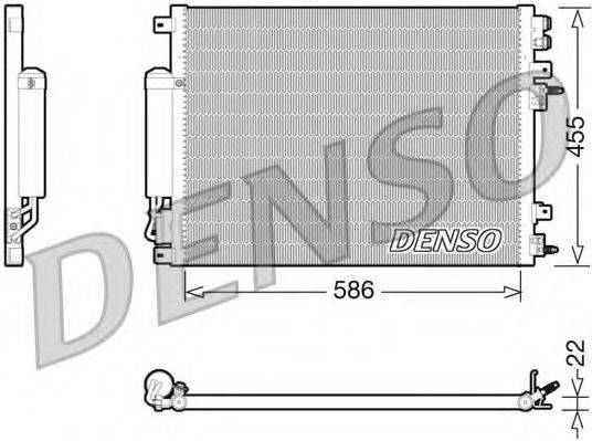DENSO DCN06001 Конденсатор, кондиціонер