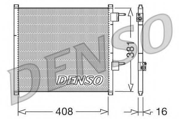 DENSO DCN10019 Конденсатор, кондиціонер