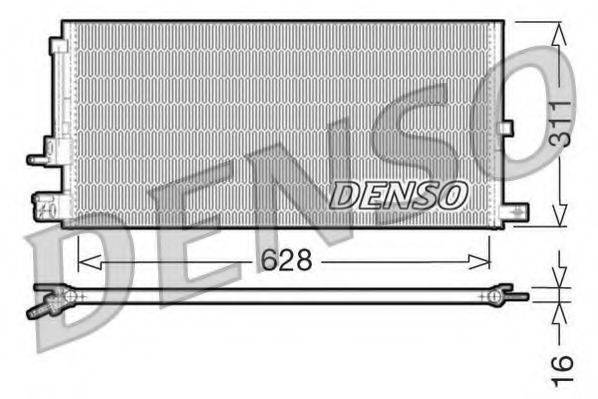 DENSO DCN11007 Конденсатор, кондиціонер