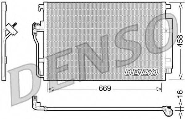 DENSO DCN17056 Конденсатор, кондиціонер