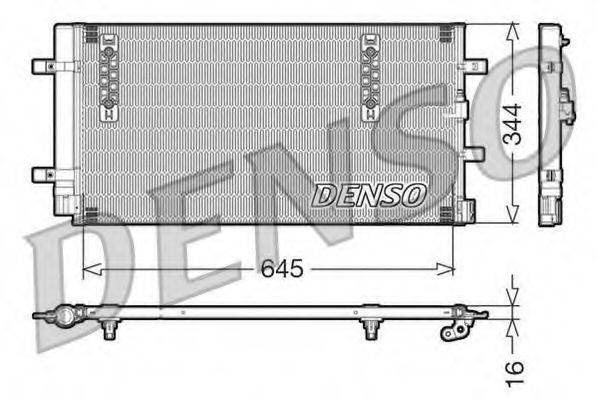 DENSO DCN32060 Конденсатор, кондиціонер