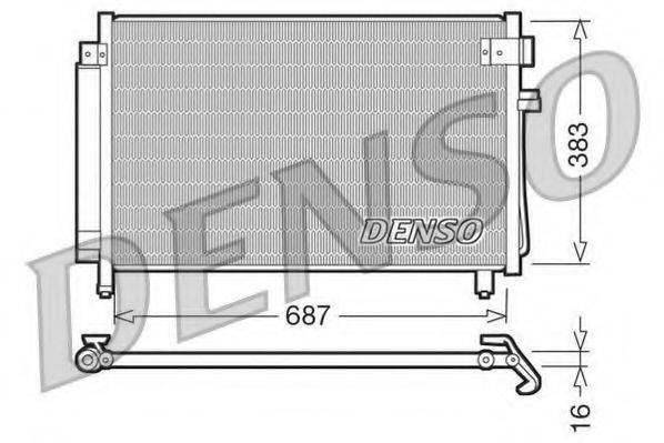 DENSO DCN36002 Конденсатор, кондиціонер