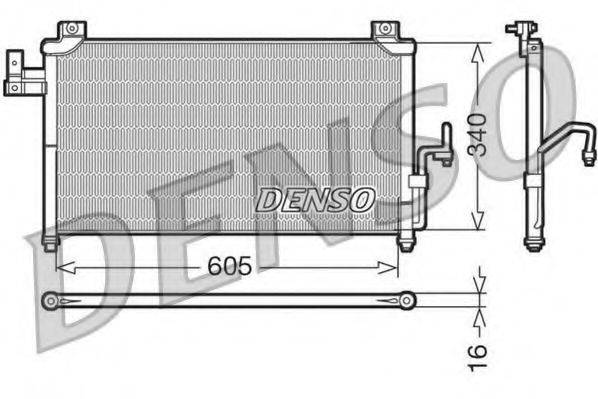 DENSO DCN44005 Конденсатор, кондиціонер